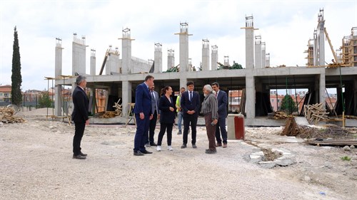 VALİ TÜLAY BAYDAR BİLGİHAN, DEVAM EDEN ÇALIŞMALARI YERİNDE İNCELEDİ